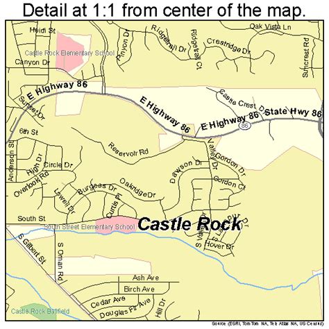 Castle Rock Inn Map .